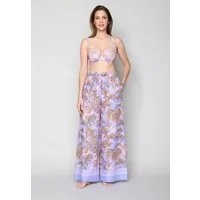 JOOP! Strandhose Palmeras Beach Palmenprint und feine Streifendetails, seitliche Taschen
