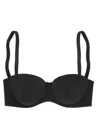 LASCANA - NUANCE Schalen-BH mit abnehmbaren Trägern black - Gr. - 95D