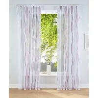 OTTO home Gardine Dimona (2 St), Kräuselband, transparent, Voile, 2er-Set, Bestseller, Polyester, Wellen