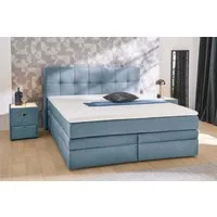 Jockenhöfer Gruppe Boxspringbett AMY mit Bettkasten, inkl. Taschenfederkernmatratze Härtegrad H3-H4, mit 6 cm Kaltschaum-Topper, Samt-Bezug, 180x200 und 200x200 cm