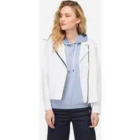 Laurasøn Sommerjacke Biker-Jacke Sweat Revers Zipper Langarm