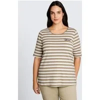TOM TAILOR PLUS T-Shirt T-Shirt Plus Size - T-Shirt mit Stickerei
