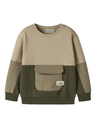 NAME IT - NMMOMER LS NREG SWEAT BRU - Gr. - 92
