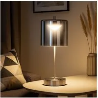 FISCHER & HONSEL LED Tischleuchte, LED-Leuchtmittel fest verbaut, Farbwechsel, Neutralweiß, Kaltweiß, Warmweiß, Tageslichtweiß, Tischleuchte Beistelllampe Nachttischlampe CCT Akku LED Dimmbar H 34,5