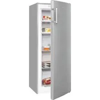 exquisit Gefrierschrank GS231-NF-H-040Cinoxlook, 143 cm hoch, 54 cm breit, 4*-Gefrierschrank No Frost mit LED-Anzeige & praktischem Griff