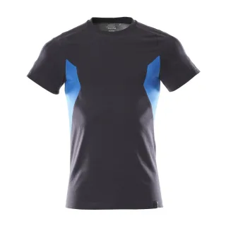 MASCOT Herren T-Shirt Schwarzblau / Azurblau M - 18382-959-01091-MONE