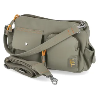 Fräulein Frida Schultertasche - Gr.  - Grün - Synthetik