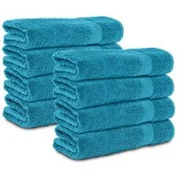 Komfortec Handtuch Set 50x100 cm aus 100 % Baumwolle, Frottee (Packung, 8-St), Handtücher Set, Weich, Towel