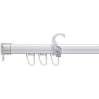 Liedeco U-Schiene U-STORELAU01GS, 1-läufig, Fixmaß, Metall