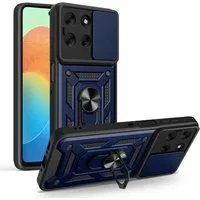 betterfon Handyhülle Panzer Hülle für Motorola Moto G86 Outdoor Case mit Kameraschutz, Outdoorhülle mit Ringhalter Smartstand Kameraschutz und Silikonkern