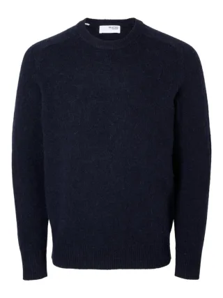 selected men - Pullover - Slhrai blau - Gr. - XXL