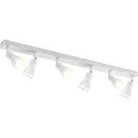 Nettlife Deckenstrahler 2/3/4/5/6 Flammig Schwarz DeckenSpots GU10 Schwenkbar Innen Metall, Schwenkbar 355°, ohne Leuchtmittel, für Flur Wohnzimmer Küche Schlafzimmer