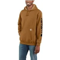Carhartt Kapuzenpullover Carhartt SLEEVE LOGO HOODED SWEATSHIRT K288 (1-tlg)