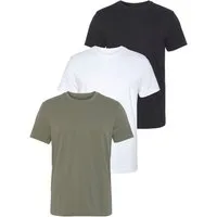 AJC T-Shirt (3er-Pack) lockere Passform, Basic-Stil