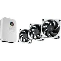 THICC FP12 Triple Fan Pack + Nexus Portal, Gehäuselüfter schwarz/grau, 3er Pack + Nexus Portal, 120 mm