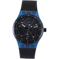 Swatch Automatikuhr Swatch Automatik Herren Uhr SUTS401 SISTEM BLUE x15, (Weiß)