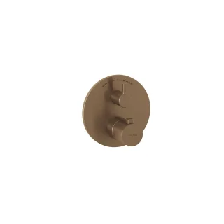 KLUDI NOVA FONTE Unterputz-Thermostat Feinbau-Set mit Funktionseinheit für 88022 Brushed Bronze 20810N115