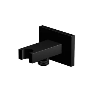 Steinberg Serie 135 Brauseanschlussbogen mit Brause Wandhalter, matt black, 13516671S 13516671S