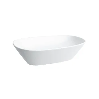 LAUFEN Waschtisch-Schale Palomba Collection 520x380, weiß mit LCC, 81680.2, 8168024001121 H8168024001121