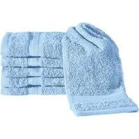 REDBEST Gästehandtuch Gästetuch "Chicago" 6er-Pack, Frottier, Walk-Frottier Uni