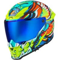 Bogotto Motorradhelm Blade Moth Helm, Notfallsystem-Polsterung (EQRS),geeignet für Brillenträger,vorber