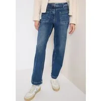 CECIL Loose-fit-Jeans Style NEELE Wide Leg Patch Pocket Jeans