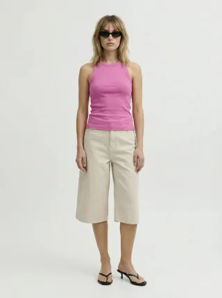 JJXX - JXFOREST STR SL RIB TOP JRS NOOS Fiji Flower - Gr. - L