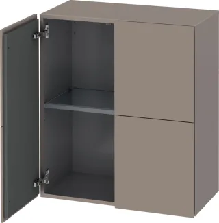 Duravit L-Cube Halbhochschrank Basalt Matt 700x363x800 mm - LC117704343 LC117704343