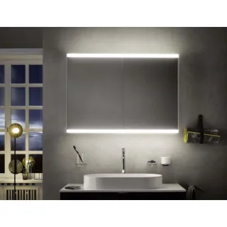 Emco Asis Prime 2 Aufputz-Lichtspiegelschrank 949706048 1600x700mm, mit Lichtpaket, 3-türig, Rückwand Spiegel