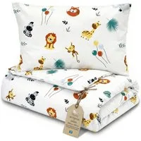 Totsy Baby Babybettwäsche Kinder Bettdecke ohne Bezug – Baby Decke und Kissen Set aus Baumwolle