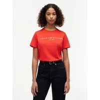 Tommy Hilfiger Kurzarmshirt REG CORP LOGO C-NK SS Baumwolle