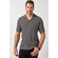 JP1880 Kurzarmhemd Hemd Halbarm Cuba-Kragen Muster Cuba Fit