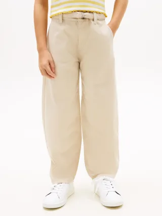 BARREL PANTS Classic Beige - Gr. - 10