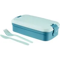 Curver Lunchbox, Kunststoff, Schachtel Box mit Besteck Lunch & Go