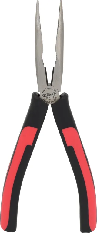 KS Tools SlimPOWER Flachrundzange, gebogen, 210mm - 115.2113