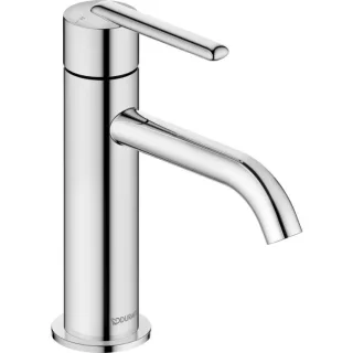 Duravit Balcoon Waschtischarmatur S BA1013002010 FreshStart und MinusFlow, Ausladung 123mm, ohne Zugstangen-Ablaufgarnitur, chrom Hochglanz
