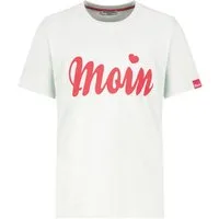 Eight2Nine T-Shirt Damen Baumwollshirt maritim Printshirt, maritime Motive: Anker, Moin, Strandkorb