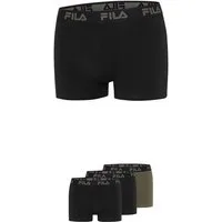 Fila Boxer (3er Pack) ohne Eingriff, elastisch, Baumwollmix