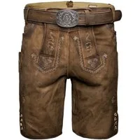 Stockerpoint Trachtenlederhose Georg Herren (1-tlg) Trachtenlederhose, Trachtenhose, Bayerische Lederhose, Oktoberfest