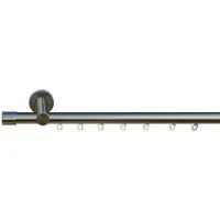 OTTO home Gardinenstange TANBUL, Ø 20 mm, 1-läufig, Fixmaß, verschraubt, Eisen, Innenlauf Komplett-Set inkl. Gleitern und Montagematerial