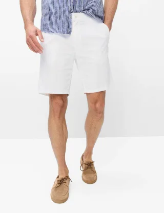 Brax Herren Bermuda Style TINO WHITE, weiß, Gr. 36