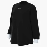 Nike Funktionsshirt W NK ONE RELAXED DF LS TOP mit Dri-FIT-Technologie, leichtes Jersey-Material, lockere Passform