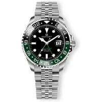 Gigandet Automatikuhr Made in Germany, Saphirglas, WORLD TRIP GMT - G1000-010M-C, GMT, Keramik, verschraubtes Band