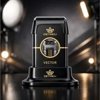 Detreu Haarschneider Detreu-Folienrasierer - Headline Double Foil Shaver Gold-Schwarz, 1-teilig Einzelgerät, Hautschonend & täglich einsetzbar, kompakt, einfach zu handhaben.