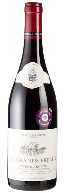 Les Grands Préaux Côtes-du-Rhône Réserve - 2022 - Famille Perrin - Französischer Rotwein