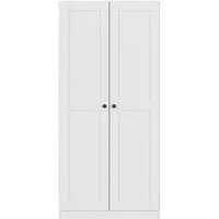 OTTO home Kleiderschrank Mehrzweckschrank Aktenschrank Möbel Mietswohnung Schlafzimmer YLVA (Breiten: 90/135/180 cm, Höhe 197 cm) skandinavischer Style mit Rahmenfront und Knopfgriffen MADE IN GERMANY