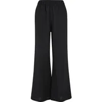 URBAN CLASSICS Stoffhose Urban Classics Damen Ladies Linen Mixed Wide Pants (1-tlg)