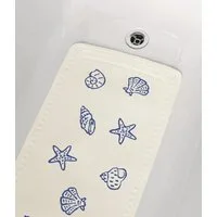 spirella Duschmatte CONCHA, Dusch- und Wanneneinlage, PVC, mit Saugnäpfen, rutschfest, waschbar, antibakteriell, phtalafreier PVC Schaum, rechteckig, LxB: 71x36 cm
