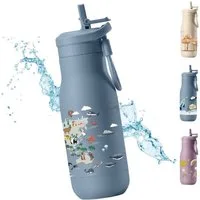 JENARD Trinkflasche JENARD Trinkflasche Kinder Edelstahl doppelwandig auslaufsicher, doppelwandig, auslaufsicher, BPA-frei, isolierend, robust