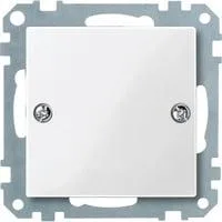Blindabdeckung mit Klappdeckel aus Thermoplast glänzend weiß, Retail